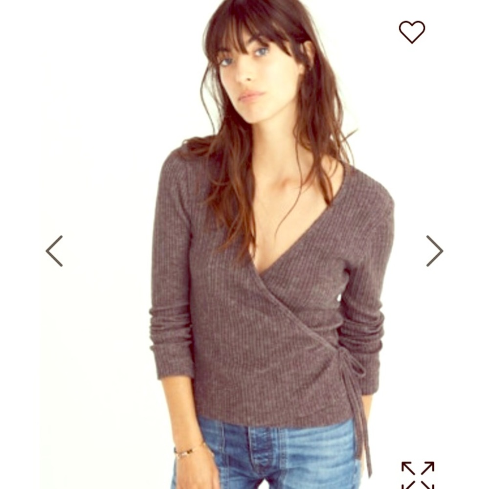 Madewell ballet wrap top